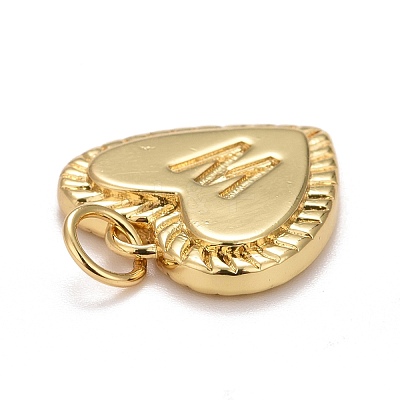 Rack Plating Real 18K Gold Plated Brass Pendants KK-E260-01G-W-1