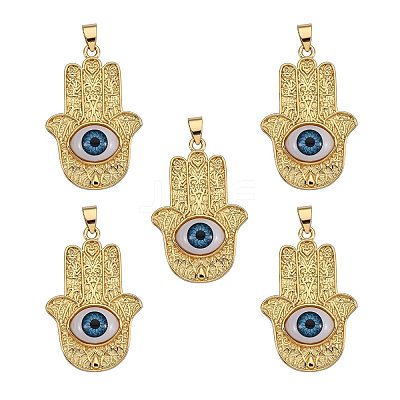 5Pcs Brass Pendant KK-SZ0004-18-1
