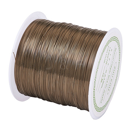 Round Copper Wire Copper Beading Wire for Jewelry Making YS-TAC0004-0.3mm-18-1