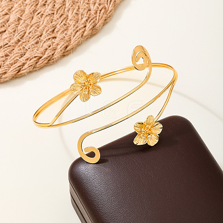 Alloy Upper Arm Cuff Bangles for Women WGB484A-01-1