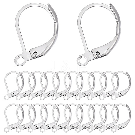 SUNNYCLUE 200Pcs 304 Stainless Steel Leverback Earring Findings STAS-SC0006-35-1
