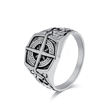 316L Surgical Stainless Steel Finger Rings for Men FS-WGFC20E-05-1