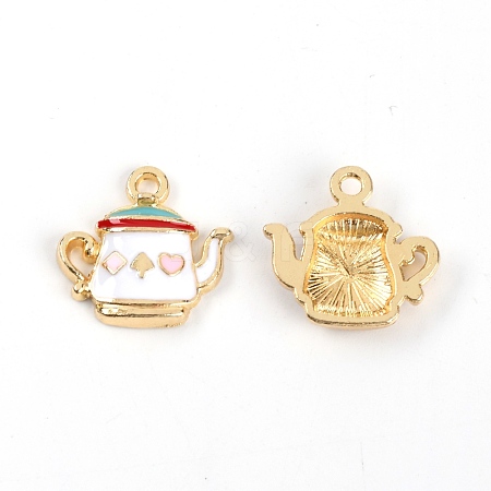 Zinc Alloy Enamel Pendant ENAM-CJC0004-22B-1