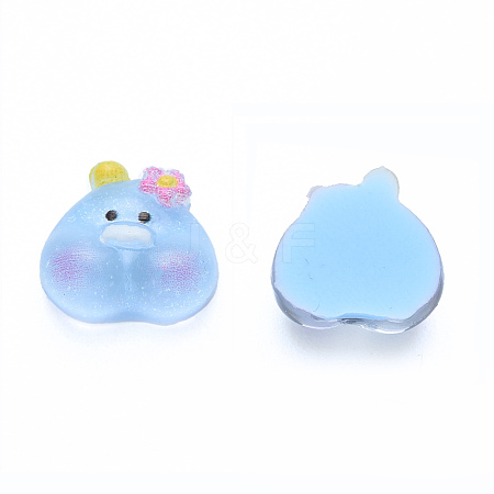 Translucent Resin Cabochons CRES-N030-021-1