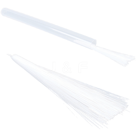 250Pcs Plastic Simulated Animal Whiskers for Crafts Needle Felting DIY-WH20050-10-1
