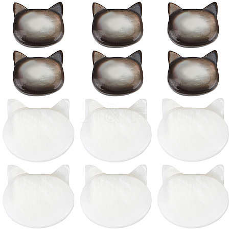 12Pcs 2 Styles Natural Mixed Shell Beads SSHEL-BBC0001-03-1