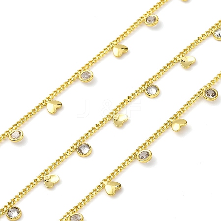 Handmade Brass Curb Chains CHC-L050-03G-03-1