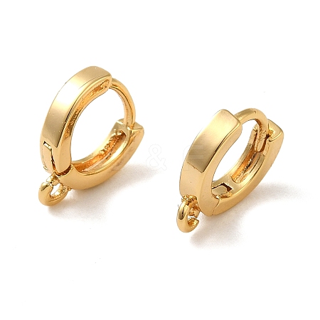Brass Earring Findings KK-O100-02A-G-1