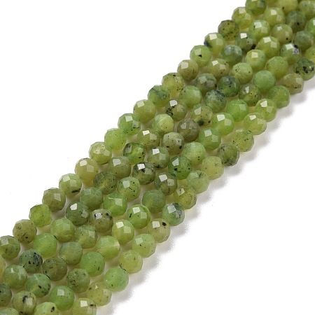 Natural Olive Jade Beads Strands G-D463-13C-1