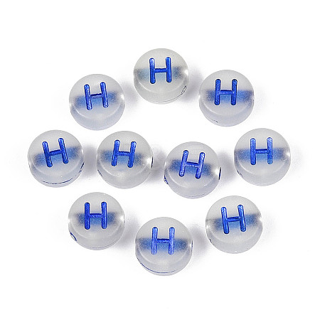 Luminous Frosted Acrylic Beads FACR-T008-02H-1