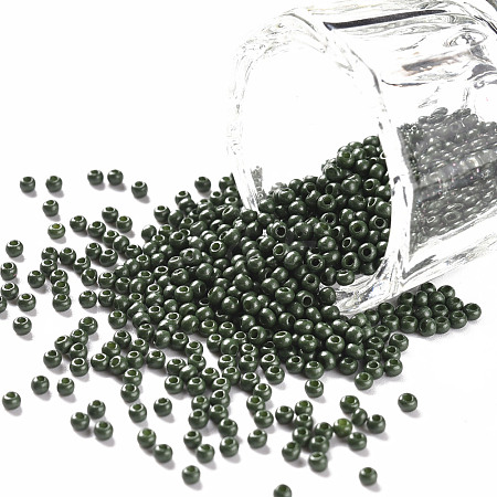 11/0 FGB Grade A Baking Paint Glass Seed Beads X-SEED-N001-A-1040-1