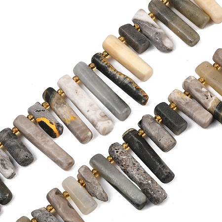 Natural Bumblebee Jasper  Beads Strands G-F829-A04-01-1