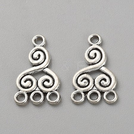 Tibetan Style Alloy Chandelier Component Links FIND-WH0431-31P-1