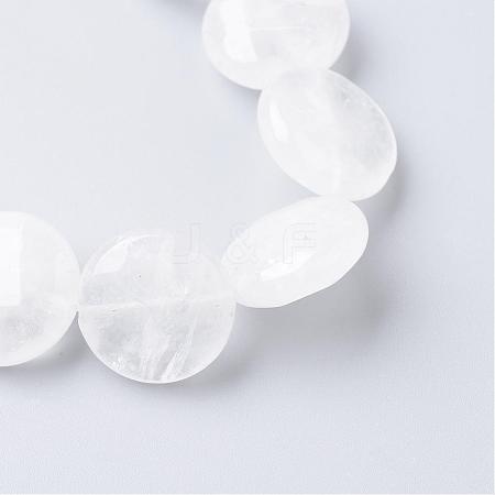 Natural Quartz Crystal Bead Strands G-R405-16mm-04-1