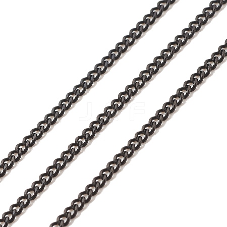 304 Stainless Steel Curb Chains CHS-E005-02EB-1