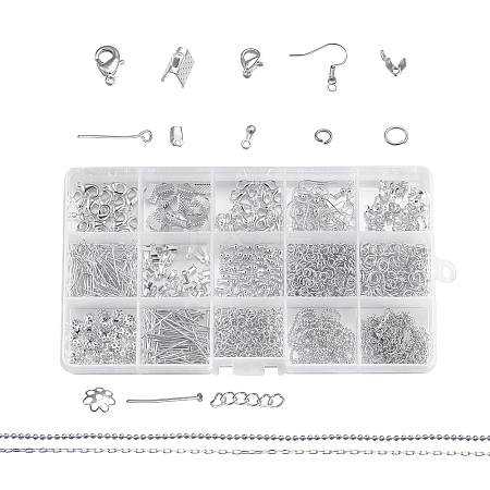 Metal Jewelry Findings Kits FIND-YW0001-05S-1