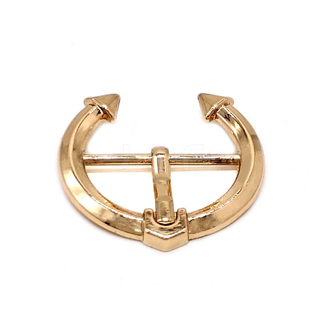 Zinc Alloy Half Hoop Arrow Clasps PW-WG4C536-01-1