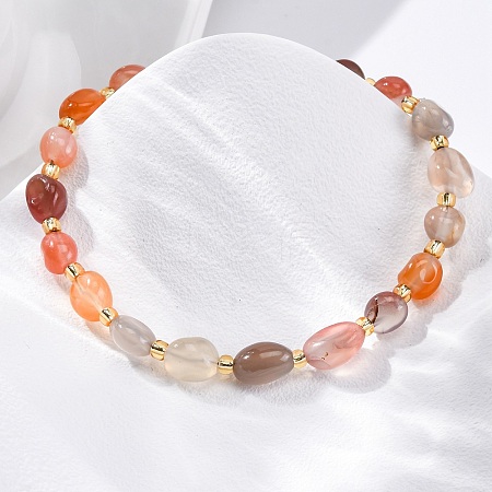 Natural Carnelian Beaded Bracelets for Women G-P563-07P-18-1