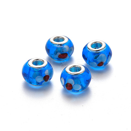 Handmade Lampwork European Beads LPDL-N001-015-C03-1