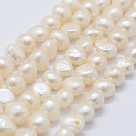 Wholesale Grade AA Natural Cultured Freshwater Pearl Beads Strands ...