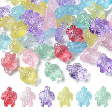 50Pcs Transparent Glass Bead GLAA-FS0001-76-1