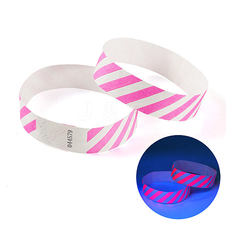 Paper Disposable Wristbands BJEW-TAC0075-002D-1
