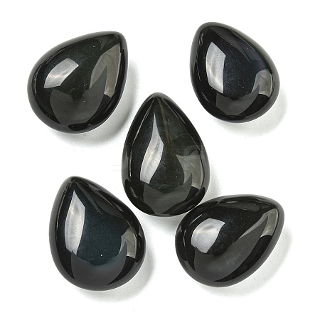 Natural Rainbow Obsidian Beads G-Q191-02B-1