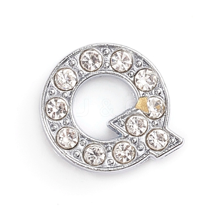 Alloy Slide Charms ALRI-WH0005-09Q-P-1