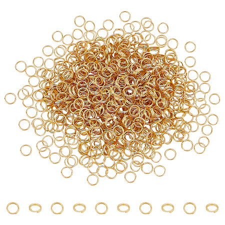 600Pcs 304 Stainless Steel Split Rings STAS-UN0060-32-1
