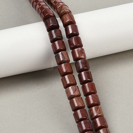 Natural Red Jasper Beads Strands G-G275-D25-10x10mm-1