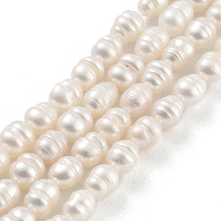 Natural Cultured Freshwater Pearl Beads Strands PEAR-P062-06C-1