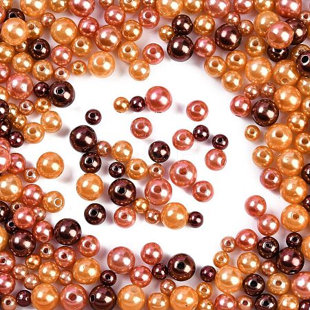 ABS Plastic Imitation Pearl Beads KY-G030-01A-1