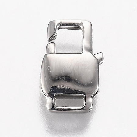 Polished 316 Surgical Stainless Steel Lobster Claw Clasps STAS-Z013-07A-1
