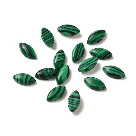 Synthetic Malachite Cabochons G-F772-01B-22-1