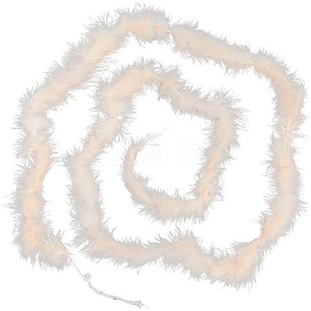 1Pc Turkey Feathers Fluff Boa for Dancing AJEW-GF0012-31A-1