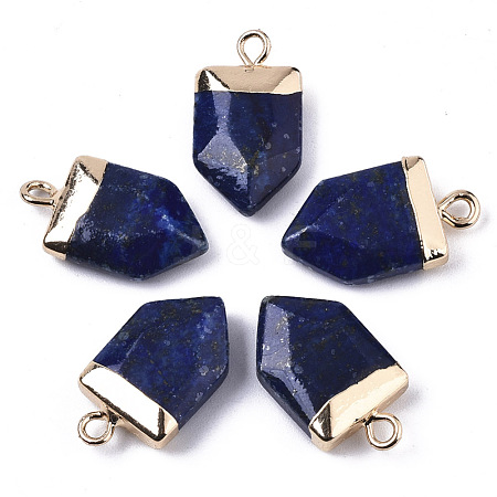 Natural Lapis Lazuli Pointed Pendants G-N326-34E-1