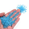 Glow in the Dark Luminous Transparent Glass Seed Beads SEED-YWC0001-01E-5