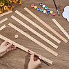 Wood Carving Waistline Edge Strips for Living Room Background Wall Decorative AJEW-GF0013-86C-3
