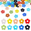 40Pcs 10 Colors Handmade Lampwork Beads LAMP-TA0001-65-1