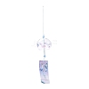 Japanese Wind Chimes Glass Wind Bells Handmade Pendants for Birthday Gift and Home Decors HJEW-WH0017-04-1