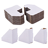 100Pcs Folding Safety Kraft Paper Photo Album Corner Protector FIND-WH0441-02-1