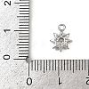 Brass Pave Clear Cubic Zirconia Pendants LS-KK-L238-12P-3