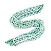 Anti-Tarnish Electroplate Glass Beads Strands EGLA-ZX010-6mm-11-3