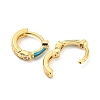 18K Gold Plated Brass Hoop Earrings EJEW-L269-067G-2