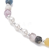 Natural Mixed Gemstone Beaded Stretch Bracelets for Women BJEW-JB13199-5