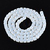 Imitation Jade Glass Beads Strands GLAA-R041-8x8mm-B02-2