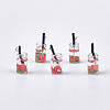 Glass Bottle Pendants CRES-N017-06L-1