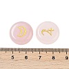 10Pcs 10 Styles Natural Rose Quartz Cabochons G-G193-03E-3