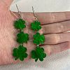 Saint Patrick's Day Acrylic Dangle Earrings FS-WG3A237-02-1