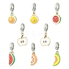 8Pcs 8 Styles Alloy Enamel European Dangle Charms ENAM-CJ0007-04-1